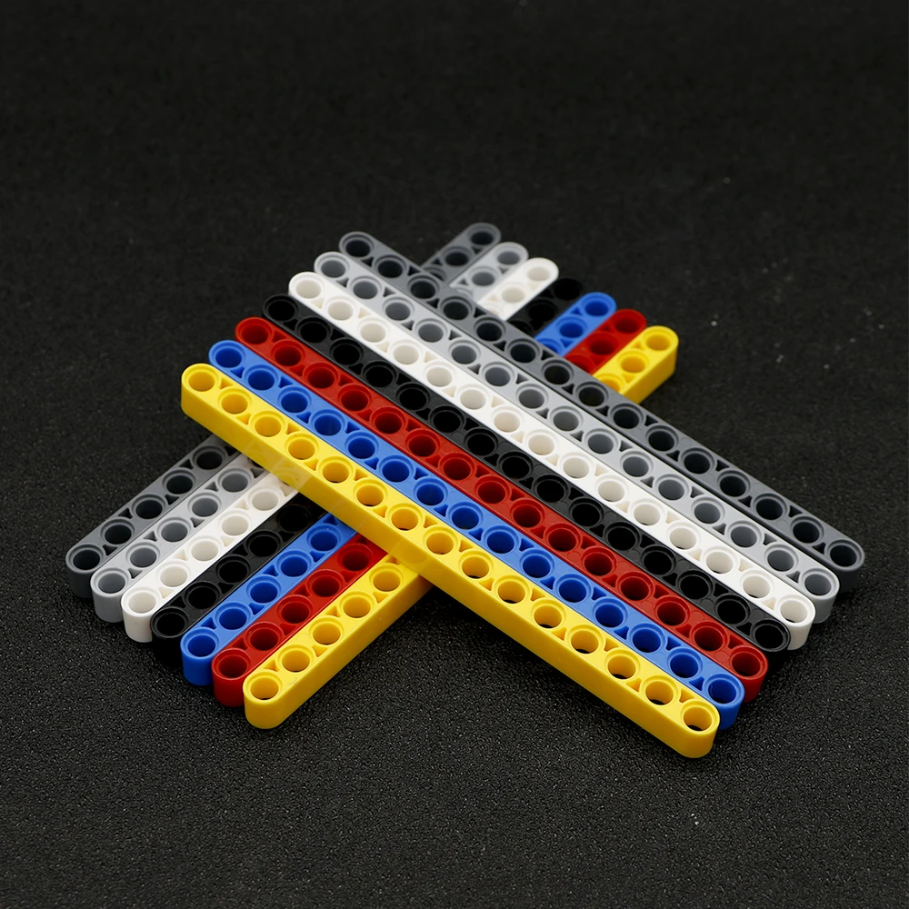 50 шт. кирпичи технических Запчасти Liftarm 1x15 толстые отверстие мс игрушечных