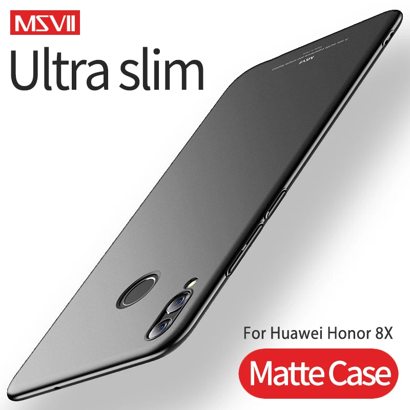 Тонкий чехол s для Honor 8X, жесткий легкий Чехол из поликарбоната, Ультратонкий матовый чехол для huawei Honor 8X Honor 8X Max 7X 6X, чехол для телефона