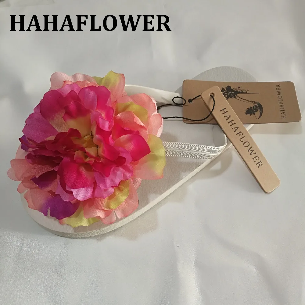 HAHAFLOWER женская обувь женские сандалии богемные летние красные цветы плоская