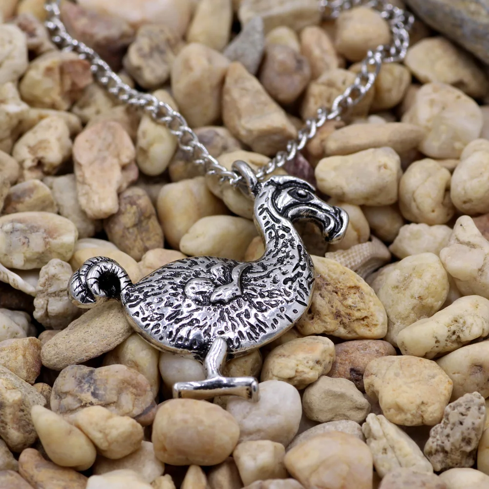 Youe shone Big Dodo Bird Ожерелье серебряное Подвеска Алиса в стране чудес ювелирные