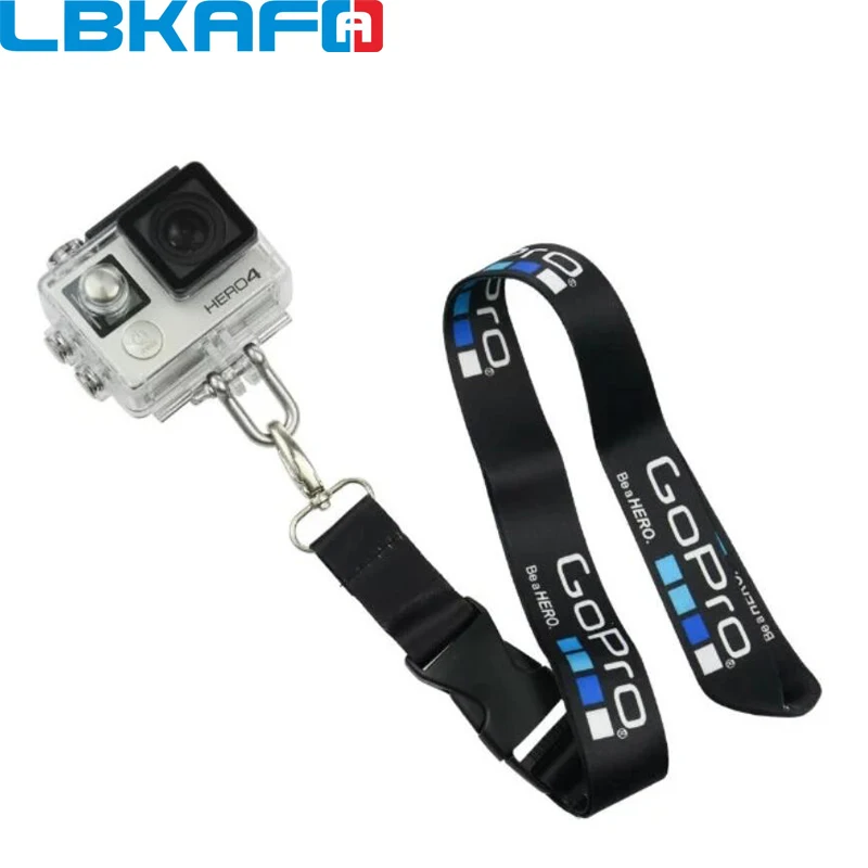 

LBKAFA Neck Strap Belt Lanyard + Steel Buckle for GoPro Hero 12 11 10 9 8 7 SJCAM SJ4000 SJ5000 SJ6 SJ8 SJ10 DJI OSMO Camera2