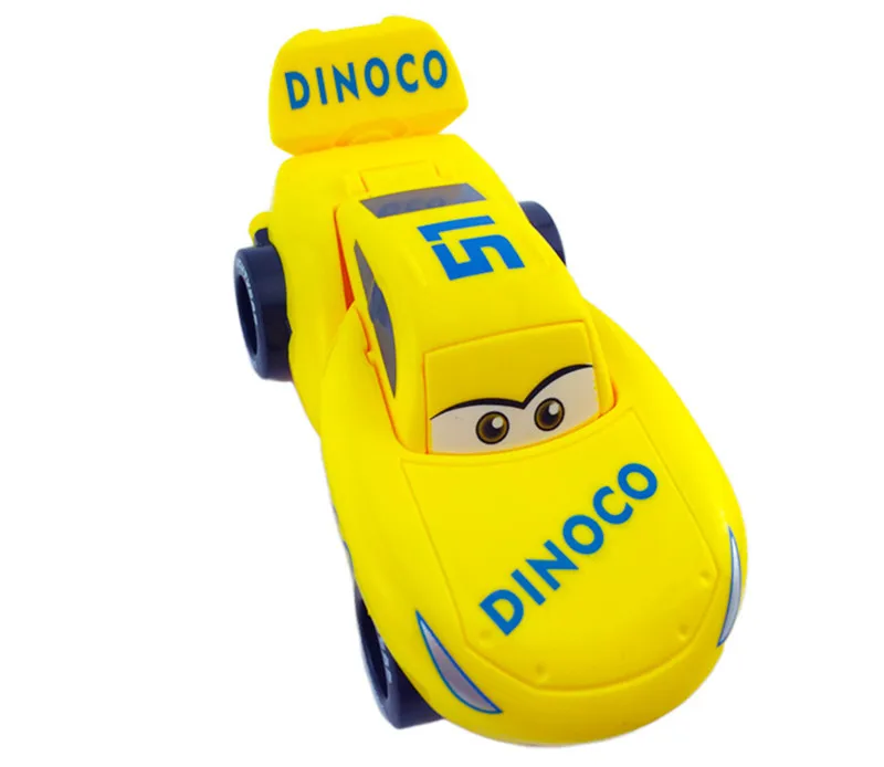 1 шт. disney Pixar Cars 2 3 Lightning McQueen экзотический детский гоночный автомобиль мальчик Рождественский подарок модель автомобиля деформированная игрушка яйцо подарок