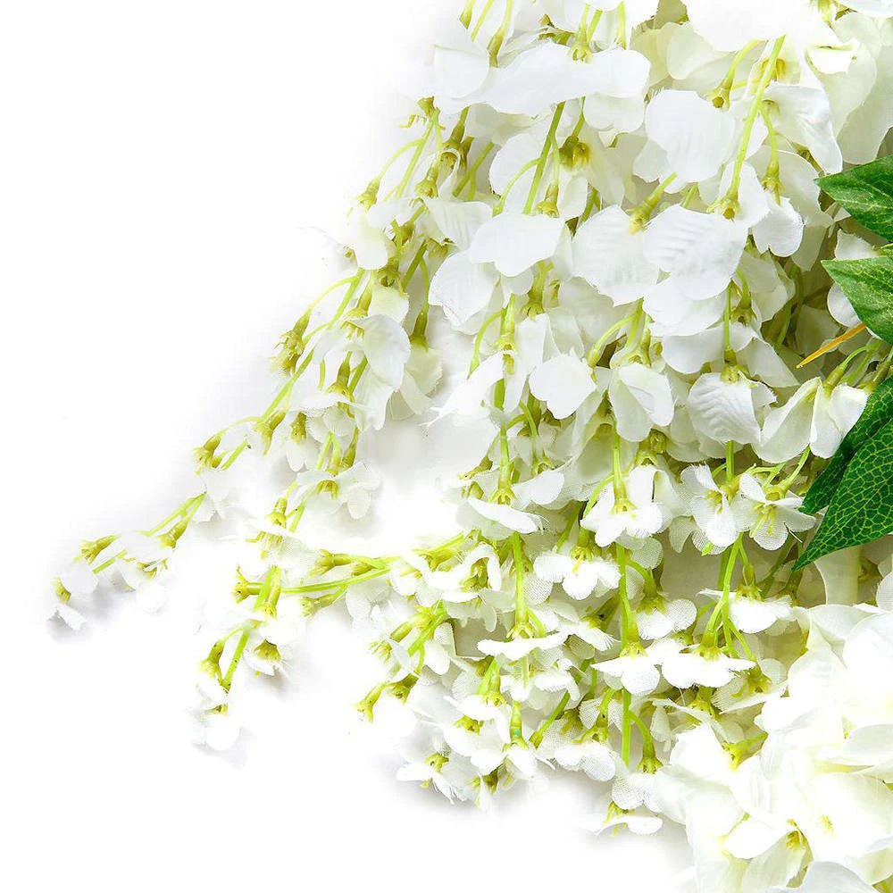 8 шт./лот искусственная Вистерия висячая лоза для свадебной церемонии вечеринки