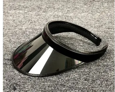 10 шт./лот оптовая продажа цветные без шапочки ПВХ Солнцезащитная шляпа летняя