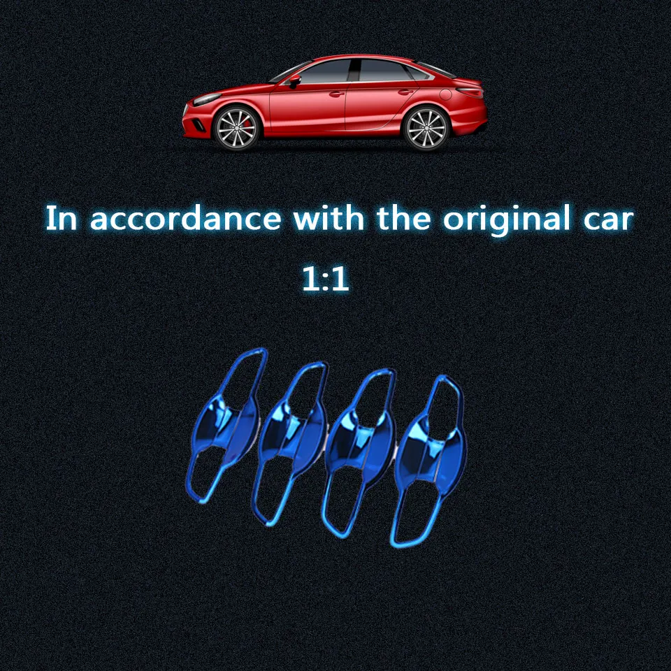 Авто Стайлинг наклейки Чехлы для Honda Civic аксессуары нержавеющая стальная наружная дверь ручка чаша рамка