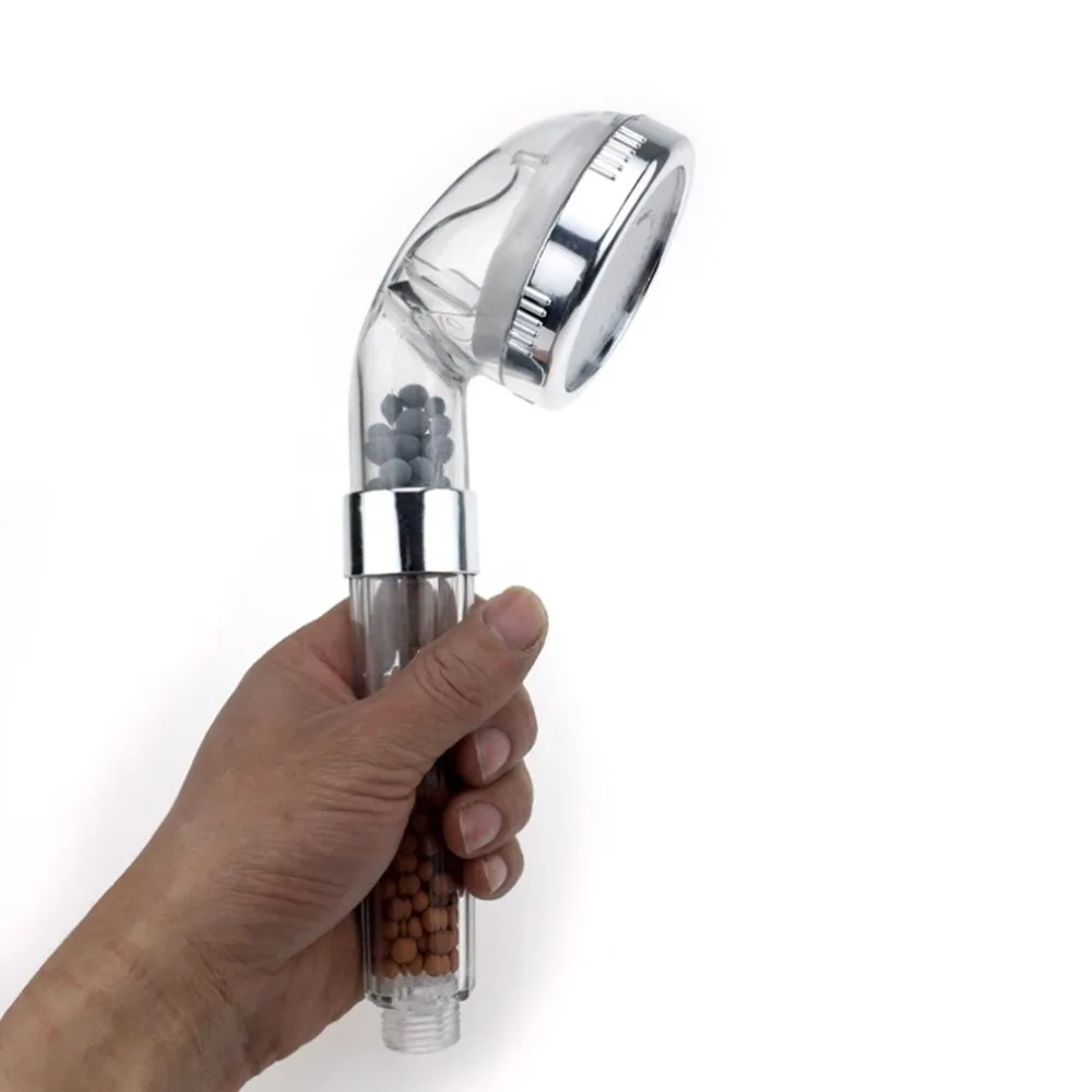 Душевая головка Регулируемая 3 режима высокого давления каменный поток ручная