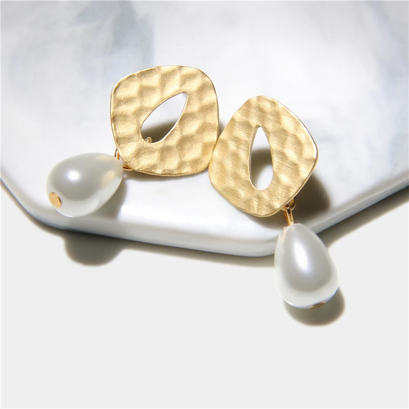 Женские серьги из натурального жемчуга ручной работы корейские Эффектные