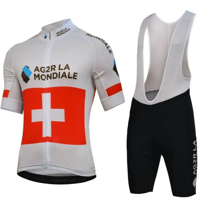 Triathlon Ag2r Men Cycling Bicycle Jerseys Breathable Mountain Bike Clothing Maillot Ropa Ciclismo Quick dry Jersey set | Спорт и