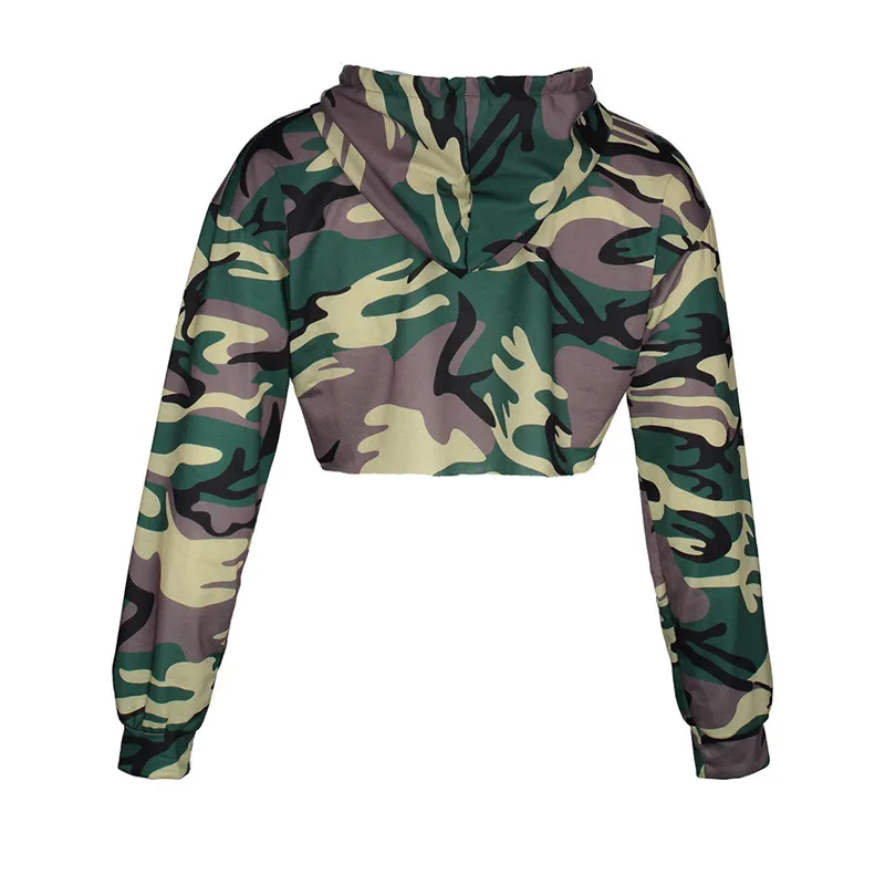 Modstreets армейский зеленый Толстовка для женщин весна лоскутное свитшот с