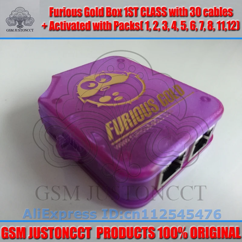 2018 версия новейшая оригинальная новая коробка Furious Gold полностью активирована с