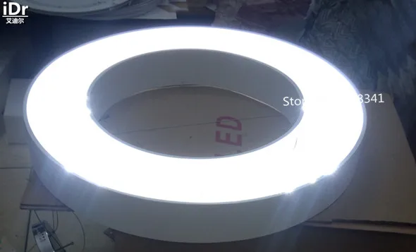 Кольцевой светильник светодиодный современный минималистичный стильный для