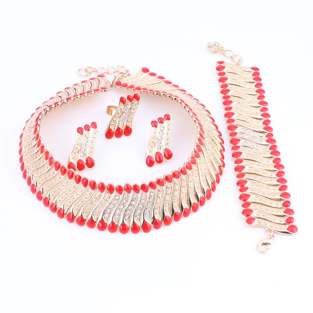 Набор ювелирных украшений из кристаллов 3 цвета|parure bijoux|parure bijoux femmeafrican beads jewelry set |