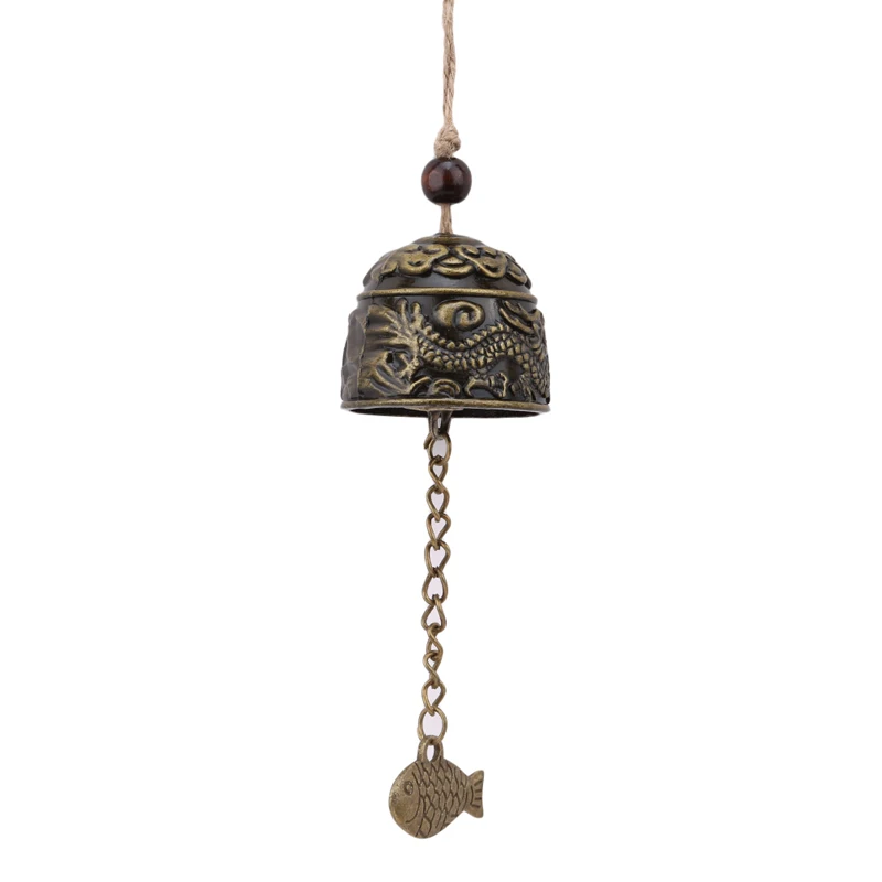 Blessing Luck Bell Feng Shui металлический колокольчик ветра Новая мода Фортуна домашнее