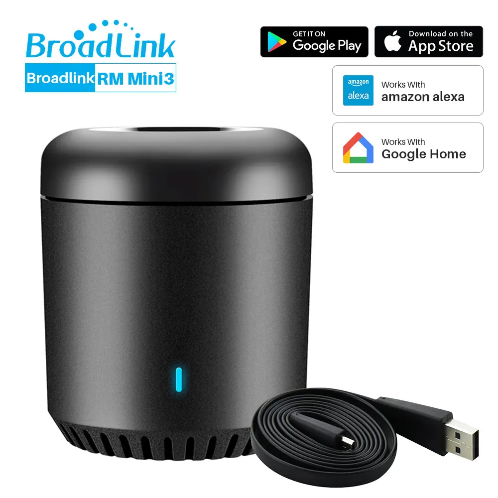 Broadlink RM Pro+ RM Mini3 Универсальный Smart ПДУ WI-FI wifi+ ИК+ РЧ+ 4G Smart Home приложение Управление работает с Alexa Google Home