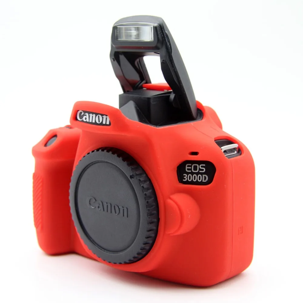 Резиновый силиконовый защитный чехол для корпуса мягкая сумка камеры Canon EOS 3000D