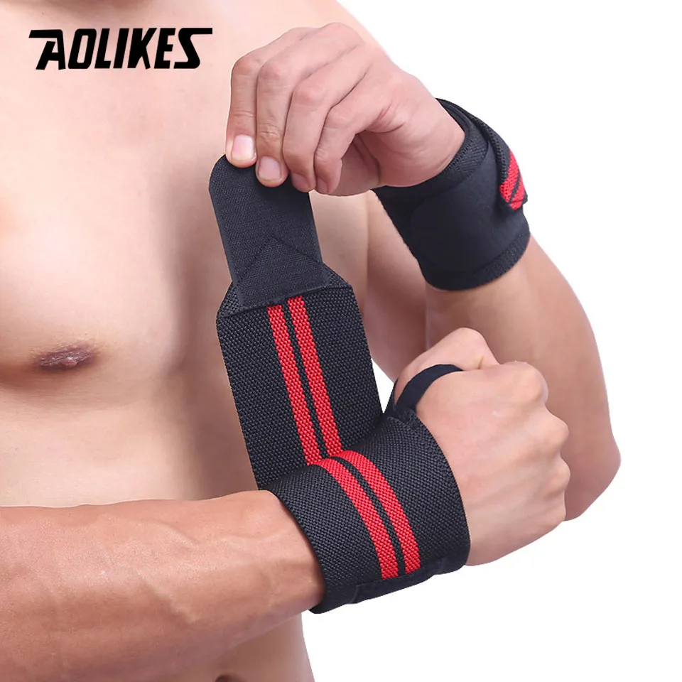 AOLIKES 2 шт./лот Тяжелая атлетика браслет Спортивные Профессиональные