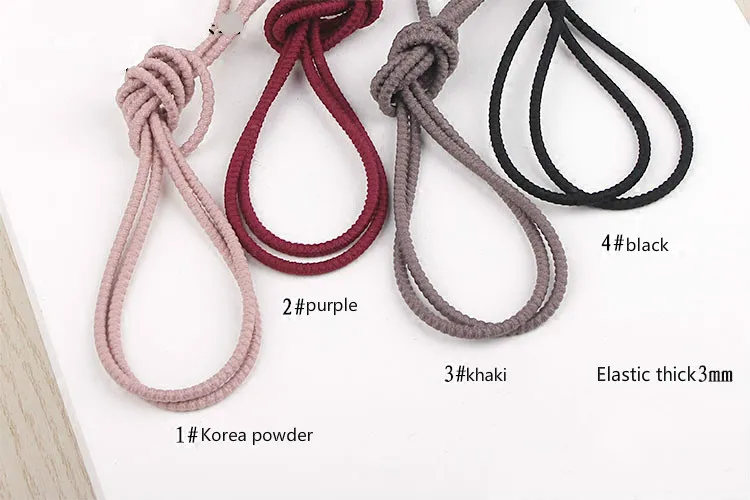 Резинка для волос ручной работы 3 мм|Ювелирная фурнитура и компоненты| |