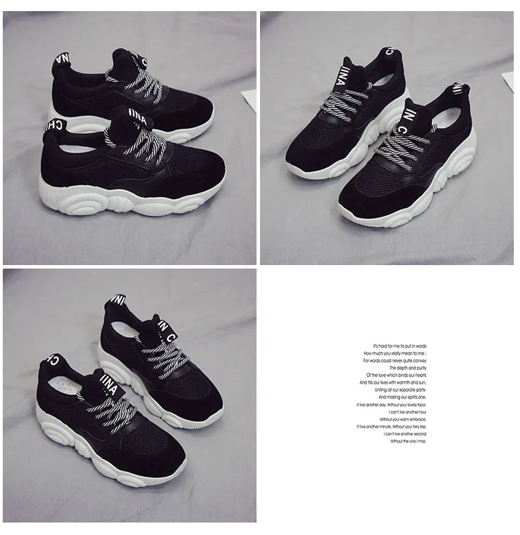 Женские кроссовки; коллекция года; basket femme tenis feminino; белые туфли на платформе; женские кроссовки с круглым носком и кружевом; женская летняя обувь