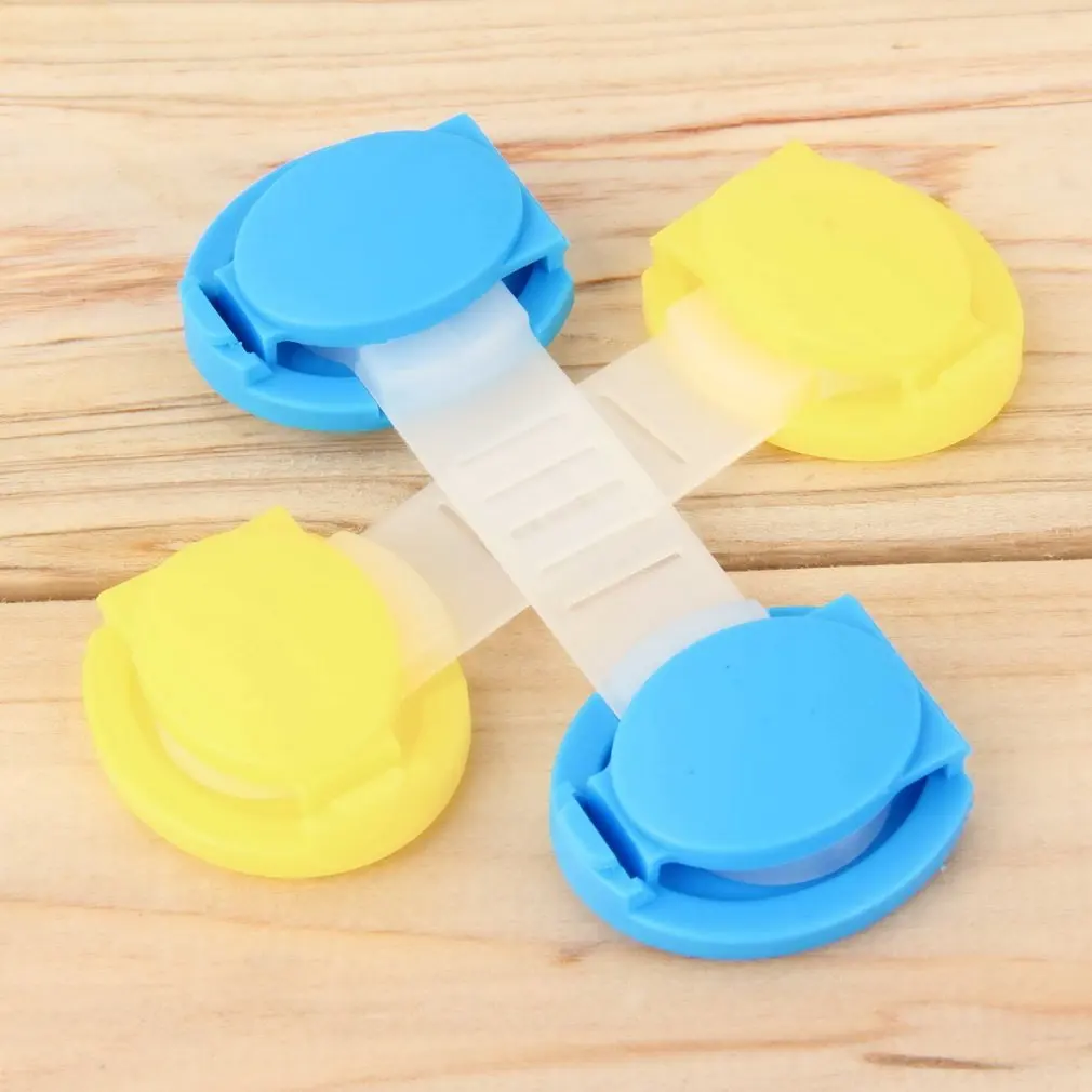 

6pcs/lot baby safety child lock refrigerator drawer for cabinets locker sliding door fridge protection of children locking doors