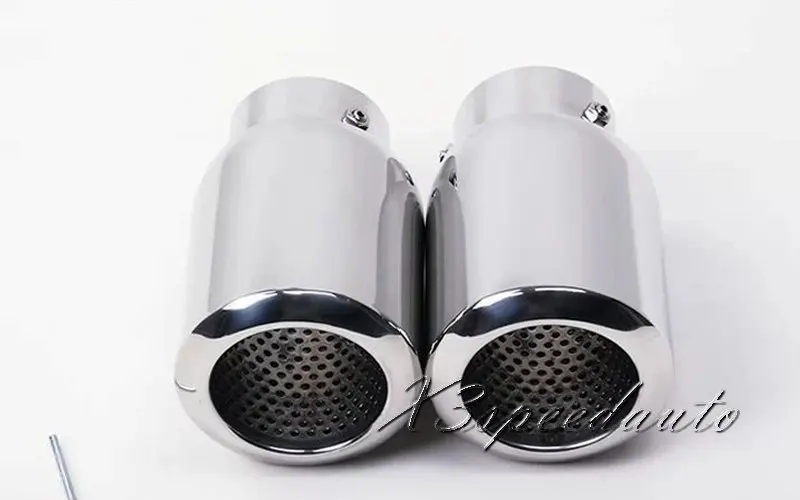 Бесплатная доставка нержавеющая сталь 2 шт глушитель наконечник трубы для Land Rover