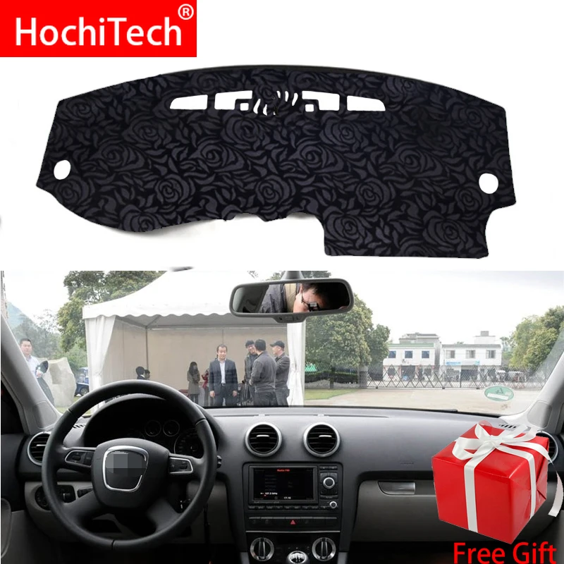 Rose Pattern Non-slip Dashmat Dash Mat Dashboard Cover Pad Carpet Car Sticker for AUDI A3 2004 2005 2006-2013 Styling | Автомобили и