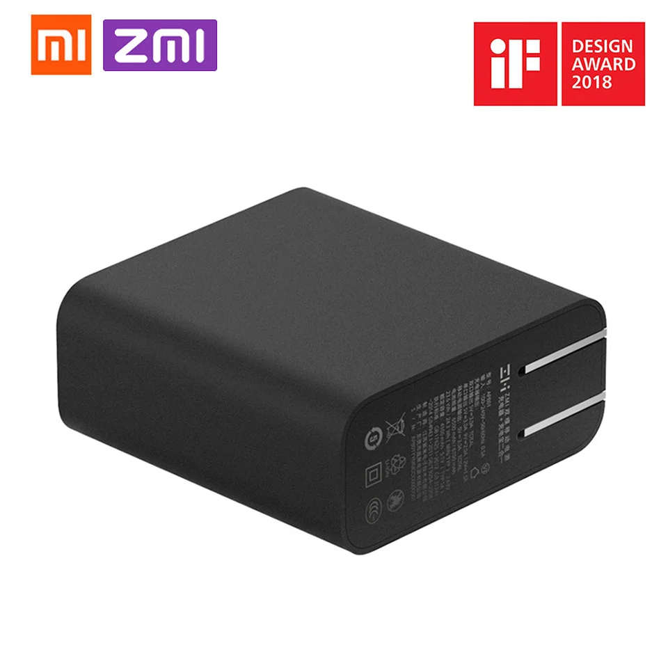 Настенное зарядное устройство Xiaomi ZMI 2 в 1 аккумулятор 6500 мАч Quick Charge3.0 FCP