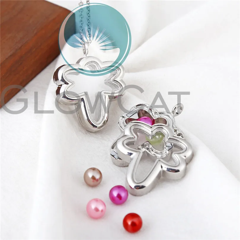 Ожерелье с кулоном в виде летающей стрекозы стеклянный кулон серебряного цвета