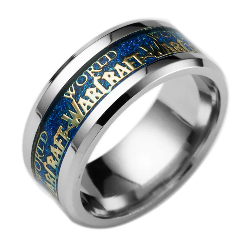Лидер продаж 2017 кольцо из нержавеющей стали с изображением фильма World of Warcraft