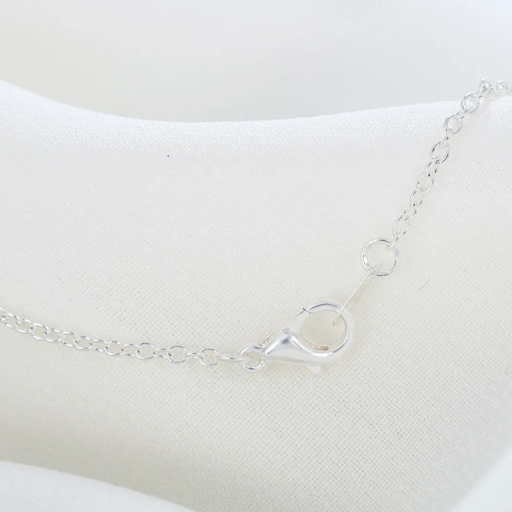 Ожерелье женское посеребренное с подвеской Кот мышь|game of|silver platedbijoux femme |