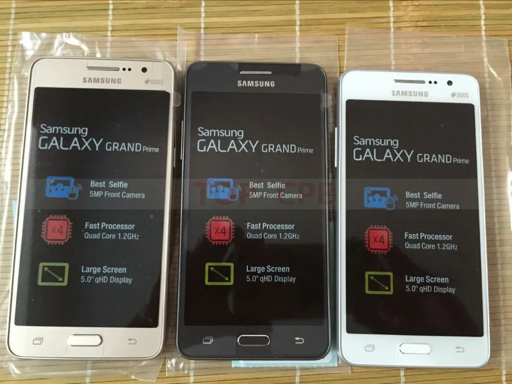 Отремонтированный разблокированный samsung Galaxy Grand Prime G530 G530H мобильный телефон Ouad Core Dual Sim 1 ГБ ram 5,0 дюймов сенсорный экран