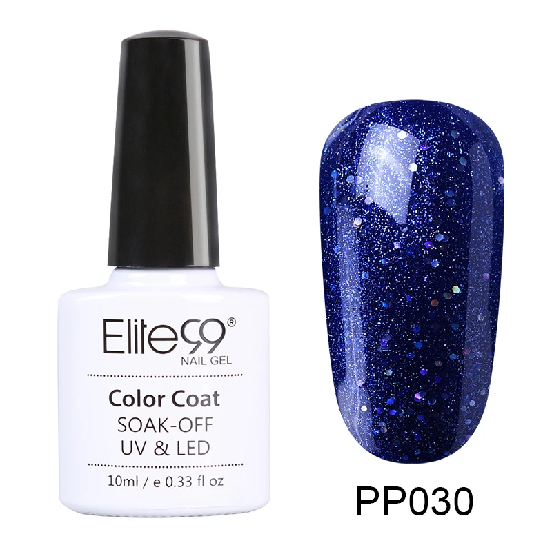 PP030 Elite99 фиолетовый цвет 10 мл Гель-лак замачиваемый УФ Гель-лак для ногтей для маникюра долговечный Гель-лак для ногтей - Цвет: PP030