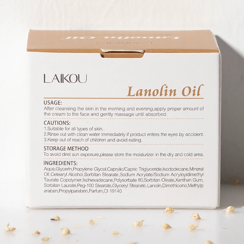 LAIKOU брендовый профессиональный крем для ухода за кожей лица Lanolin Oil увлажняющий и
