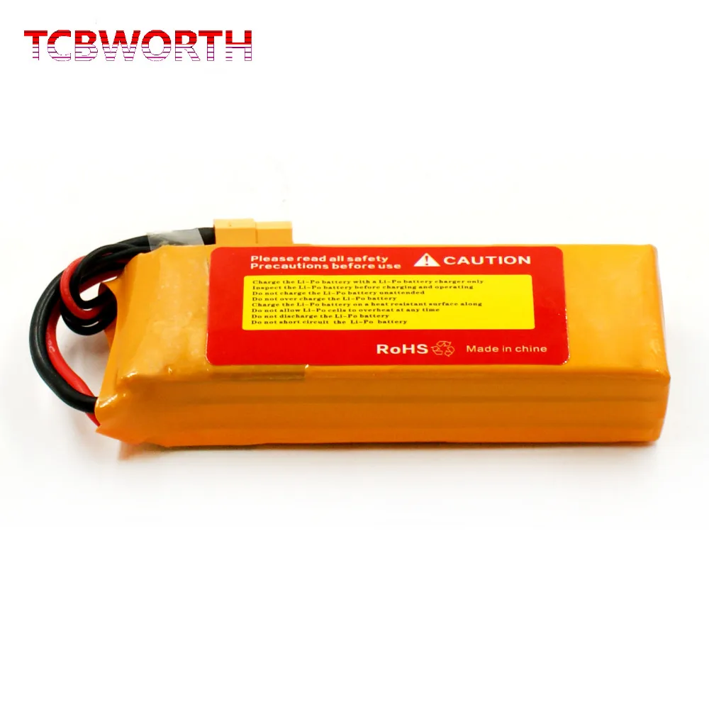 RC 3S LiPo Батарея 11 1 V 2800 мА/ч 60C для РУ самолет квадротор вертолётом и высокой