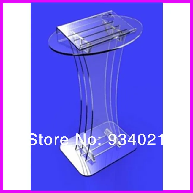 

free shipping Hot! Classroom Multimedia Teaching Acrylic Lectern church pulpit
