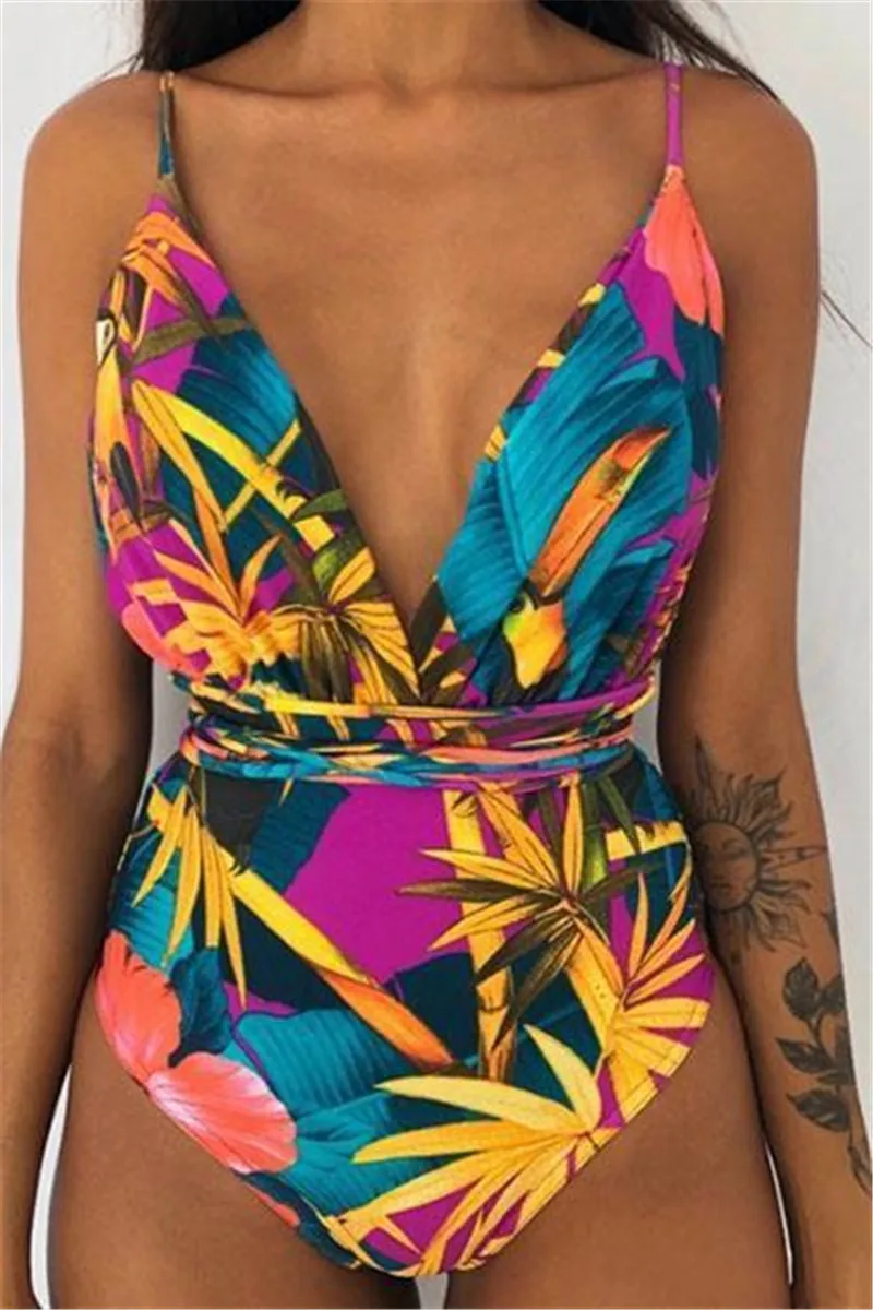 Женский купальный костюм Цельный купальник maillot de bain femme 2019 открытая спина
