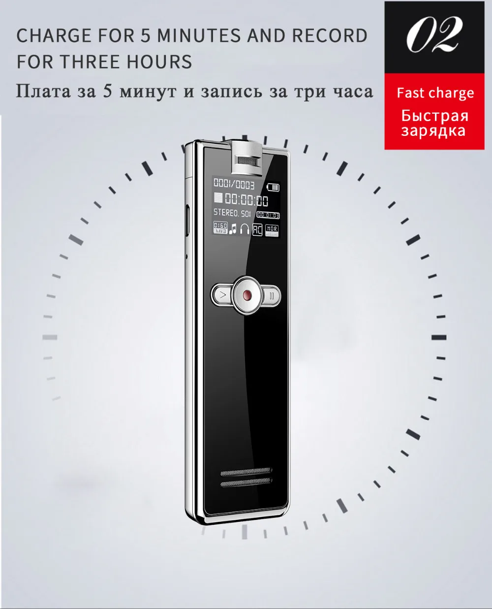 Noyazu F2 16 ГБ Мини Профессиональный цифровой аудио голосовой активации рекордер линейный PCM рекордер устройства для лекции MP3 плеер