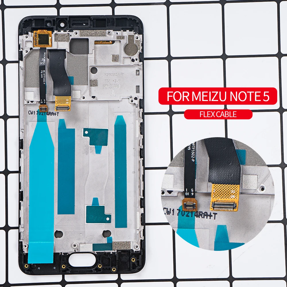 ЖК дисплей OTMIL 5 дюйма IPS для Meizu M5 NOTE с сенсорным экраном и рамкой MEIZU Note M621H M621M M621Q
