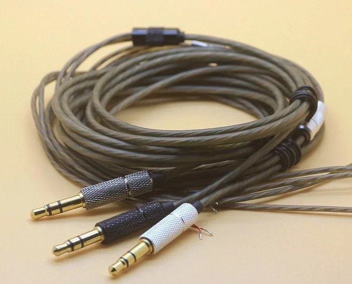 C5 посеребренный провод DIY для наушников | Электроника