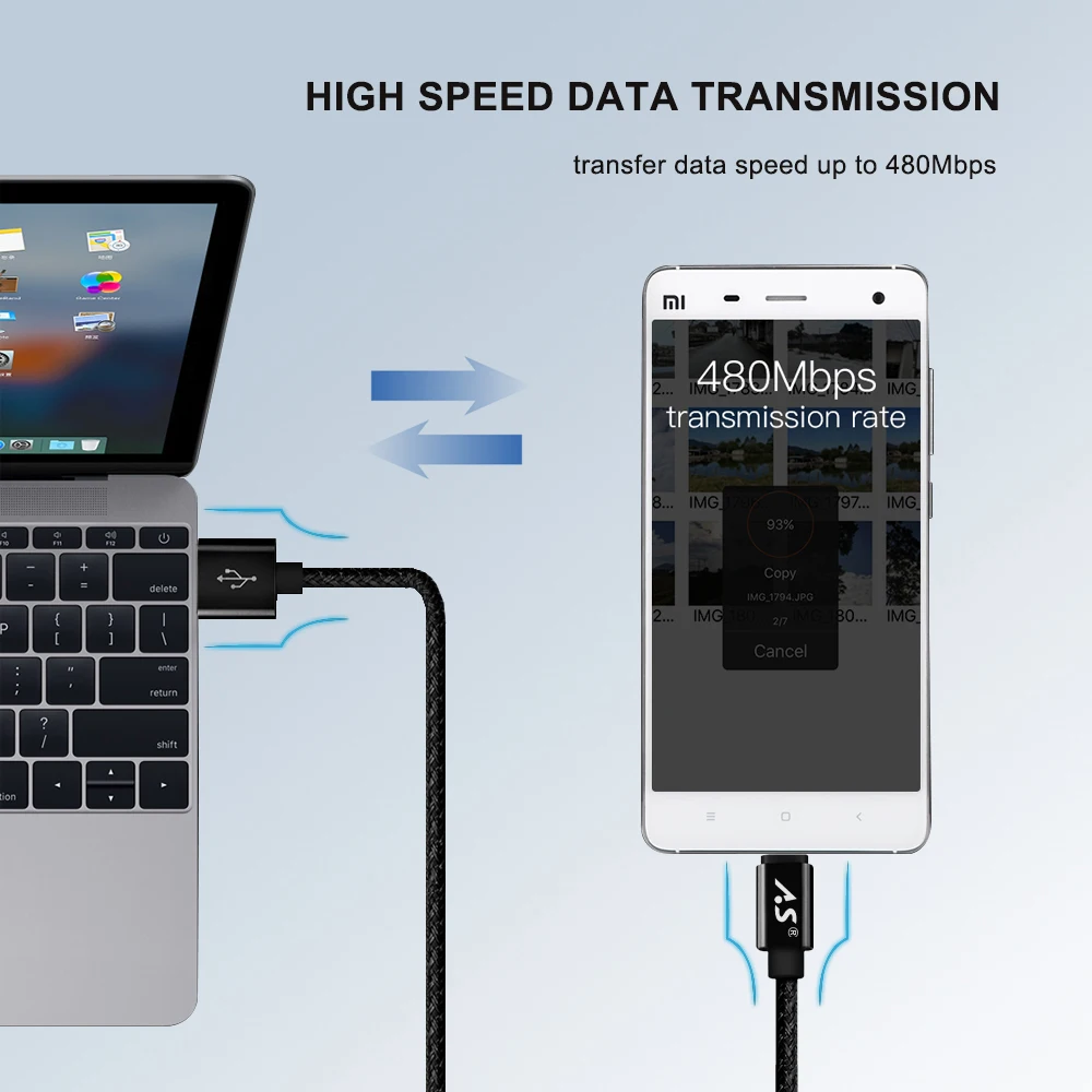 Кабель type-C для samsung S8 plus S9 USB C huawei P20 Pro быстрой зарядки и синхронизации данных XiaoMi