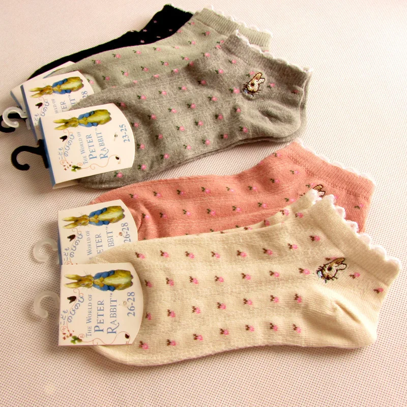 10 Пар/лот Новой весны и лета женщин носки Питер вышивка небольшой Suihua женские