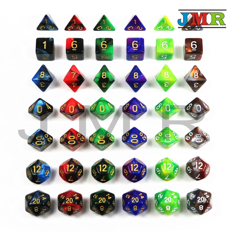 Лучшие продажи многогранные ролевые игры для DnD куб Rpg игральные кости | Спорт и