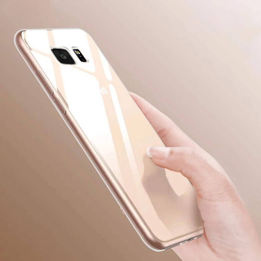 Ультратонкий прозрачный силиконовый чехол для samsung Galaxy S8, S9, S10 Plus, ТПУ, противоударный чехол из ТПУ для samsung A20, A30, A40, A50, A60