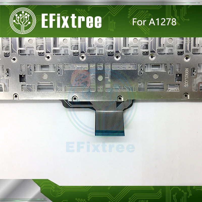 Испанская для Macbook Pro 13 ''A1278 Клавиатура с винтовой фотострочкой 2009 2010 2011 2012 EMC 2326