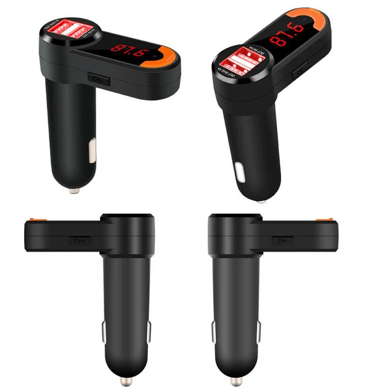 Bluetooth автомобильный FM передатчик модулятор комплект BT Handsfree Dial Call для Iphone Android