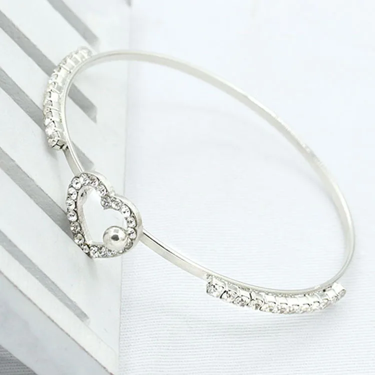 Женские золотые браслеты с сердечками | Украшения и аксессуары