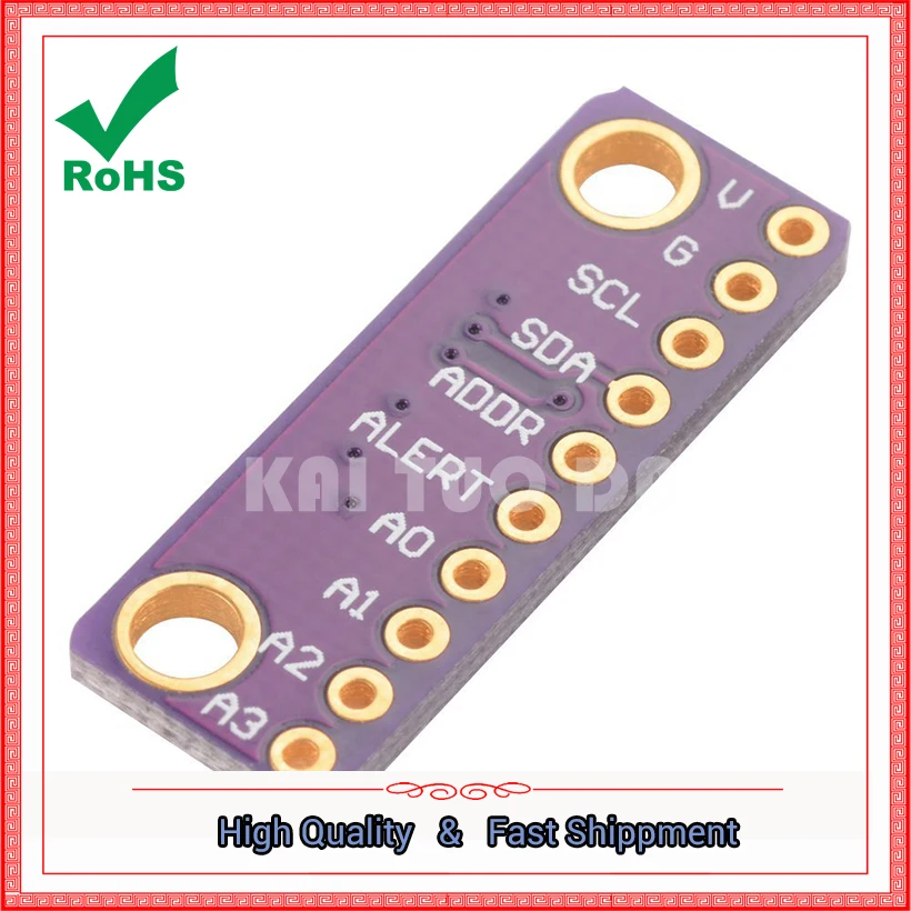 GY-ADS1115 16-Bit ADC-4 Channel Modulo AD модуль преобразования регулируемая плата