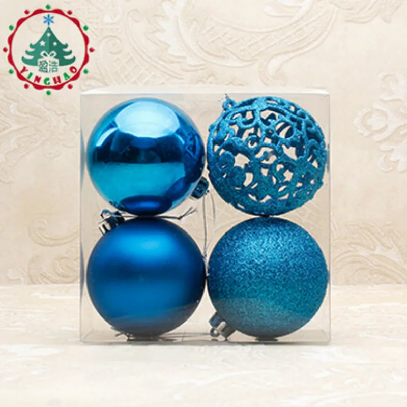 Navidad 8 см полистирол Рождественский шар украшения для елки украшения
