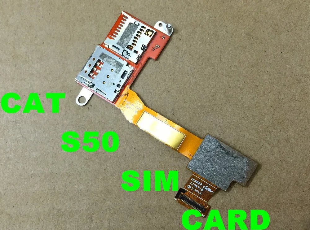 Гибкий кабель SIM карта для CAT S50|card card|card simcard s50 |