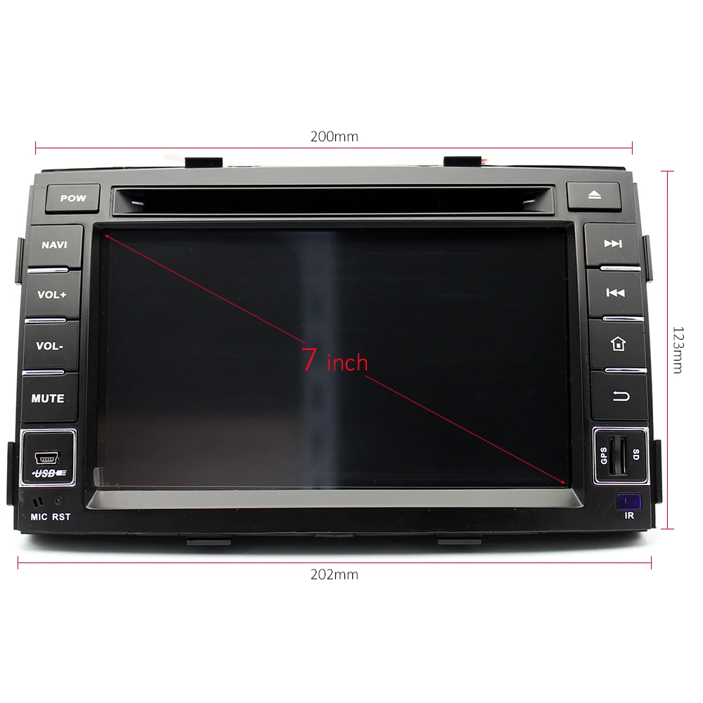 Автомобильный DVD плеер GreenYi 4 Гб ОЗУ Android 8 0 для Kia Sorento 2011 2012 Восьмиядерный 32 ПЗУ