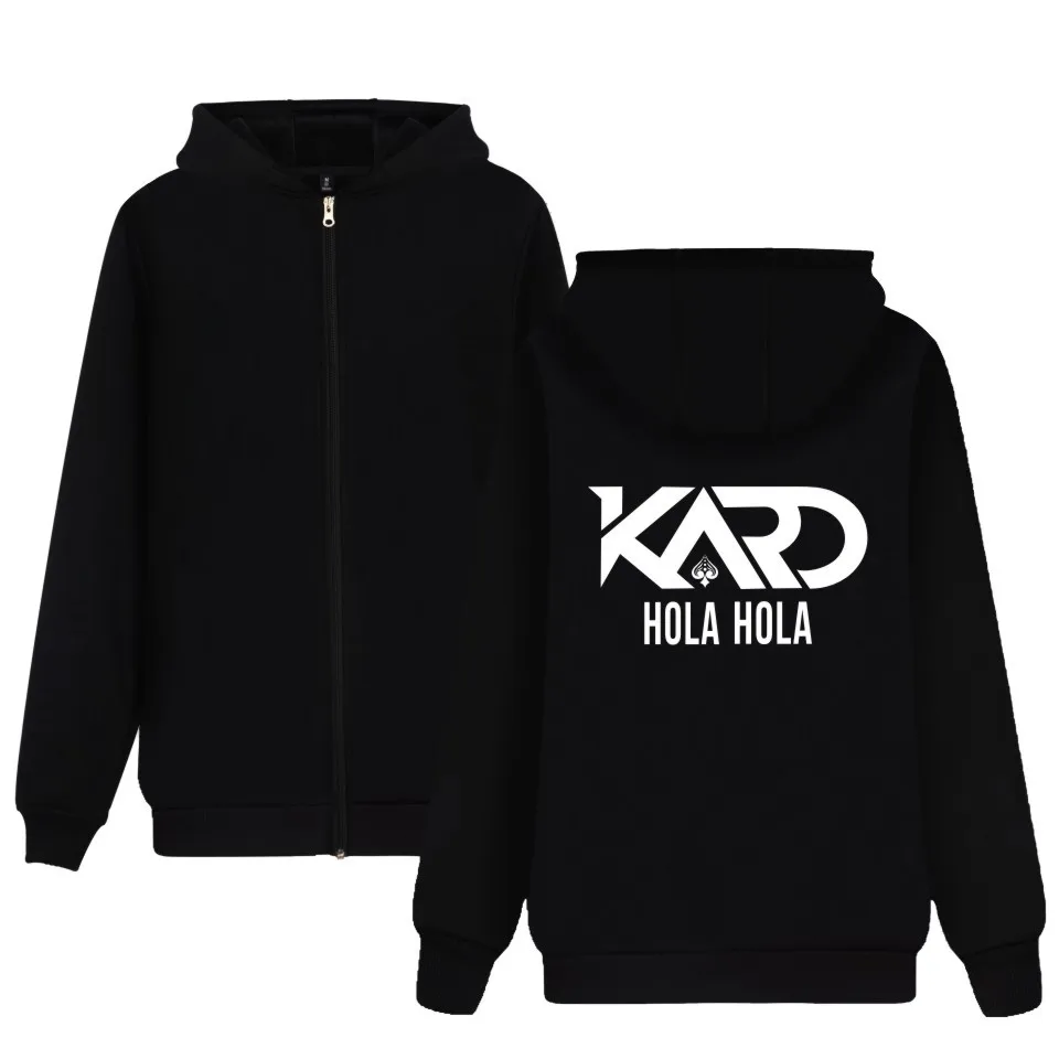 Корейский co ed group K.A.R.D толстовка на молнии KPop Moombahton EDM KARD SOMIN модная с капюшоном